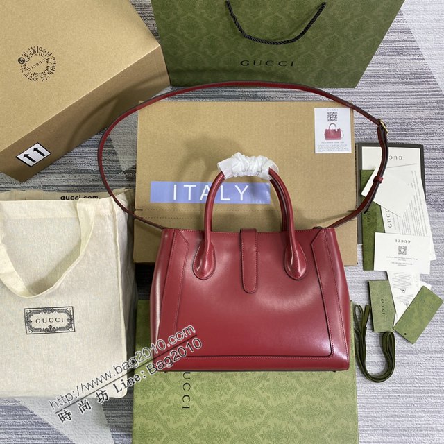 Gucci新款包包 古馳Jackie 1961系列中號托特包 Gucci新款手提肩背托特包 649016  ydg3058